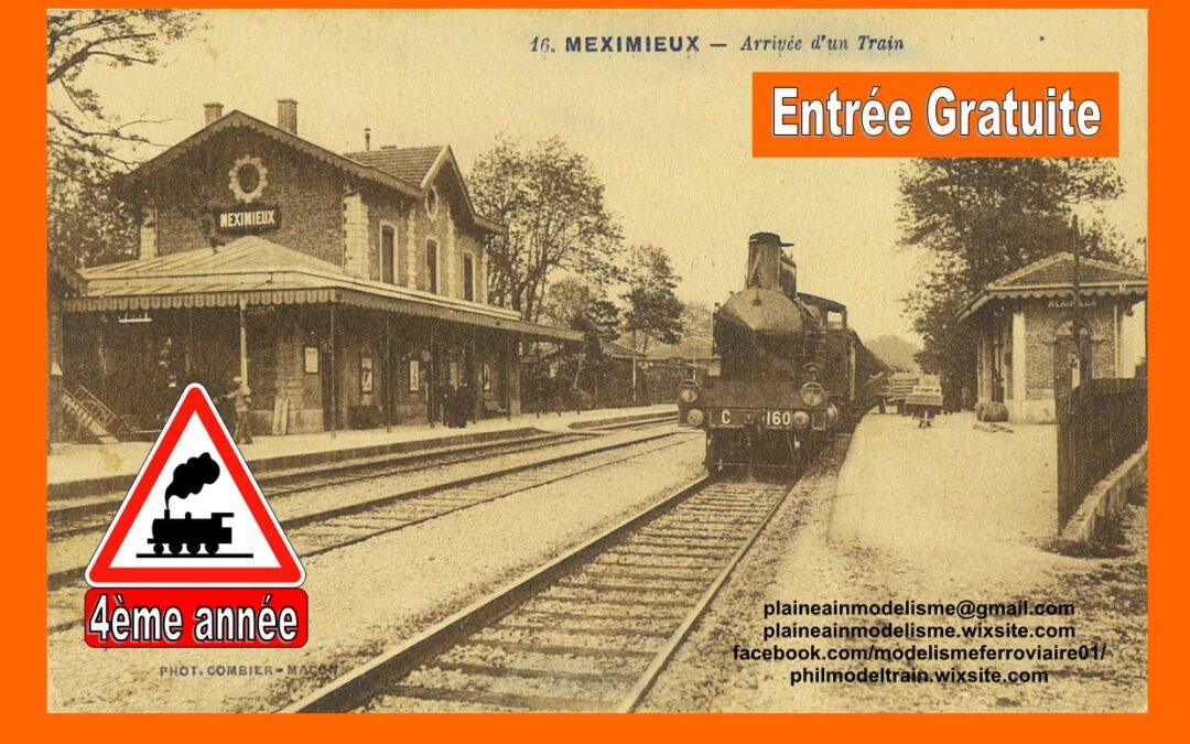 EXPOSITION FERROVIAIRE AU SYNDICAT D’INITIATIVE