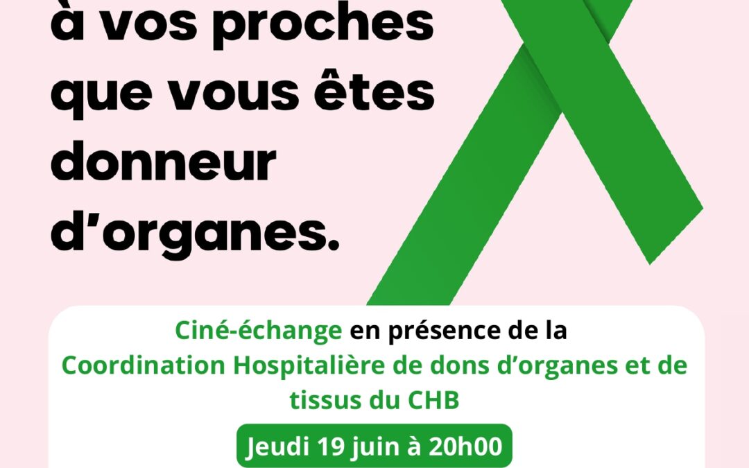 CINÉ ÉCHANGE LE 19 JUIN | RÉPARER LES VIVANTS