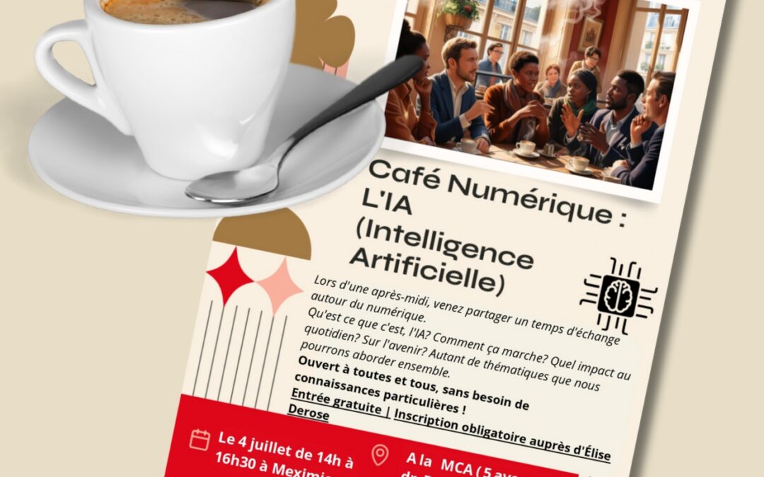 Café numérique le 4 juillet | L’Intelligence Artificielle