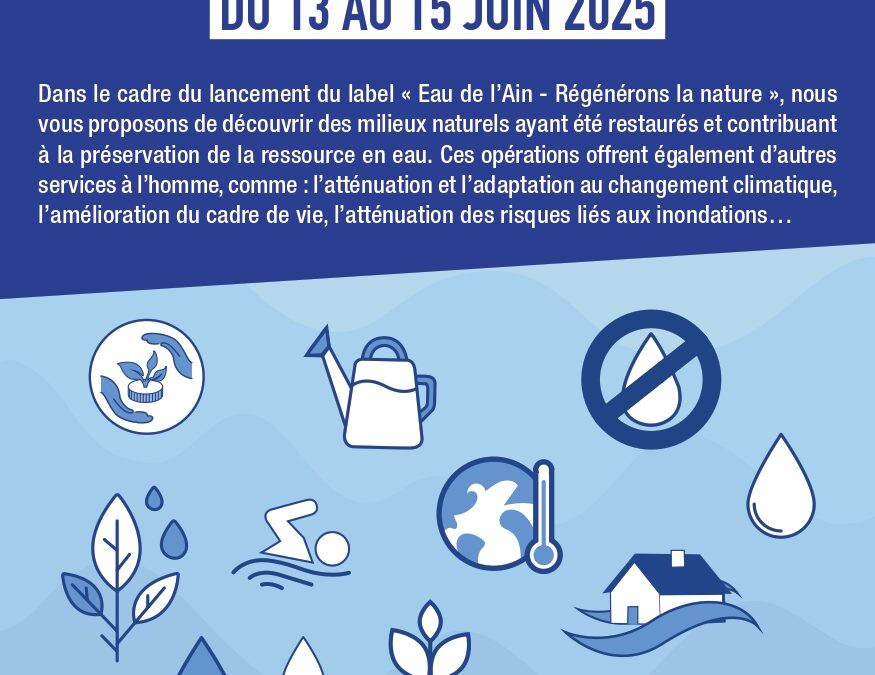 Tous concernés par l’eau de l’Ain