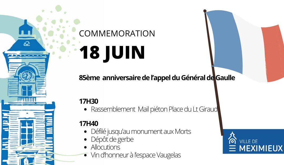 85ème APPEL DU 18 JUIN