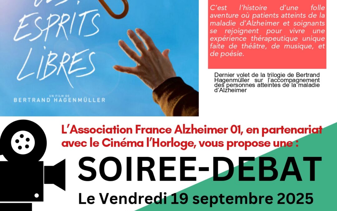 SOIRÉE DÉBAT AU CINÉMA – Journée mondiale Alzheimer