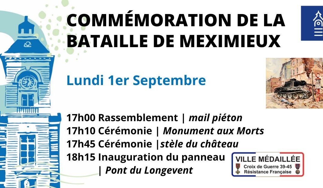 COMMÉMORATION DE LA BATAILLE DE MEXIMIEUX
