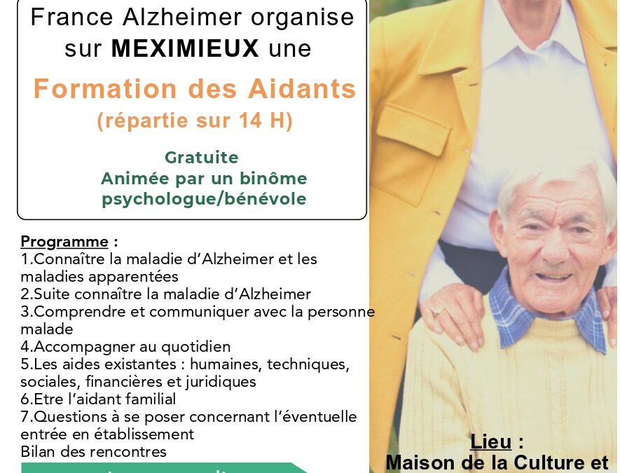 FRANCE ALZHEIMER | FORMATION DES AIDANTS