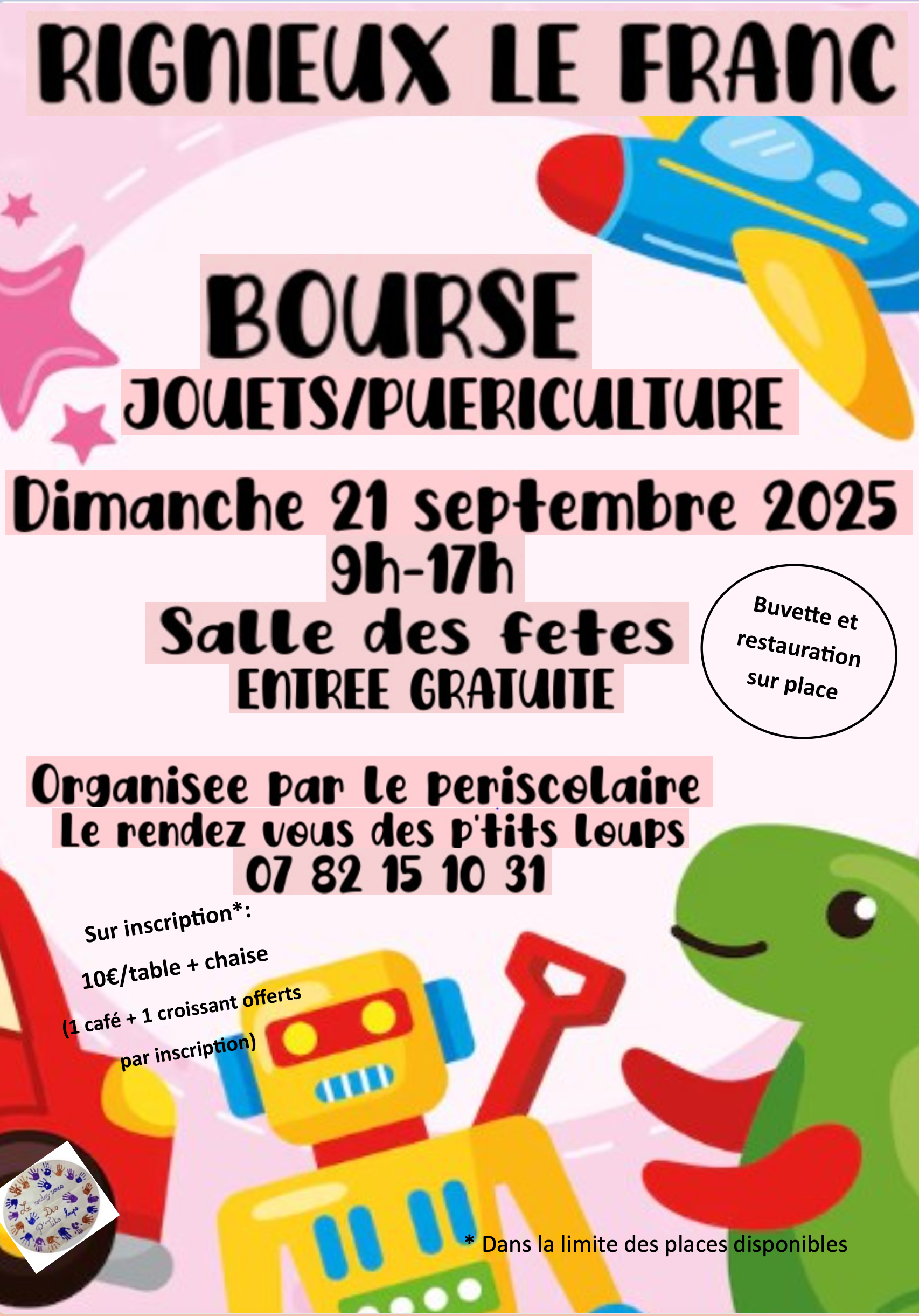 bourse puericulture Rignieux le franc 2025