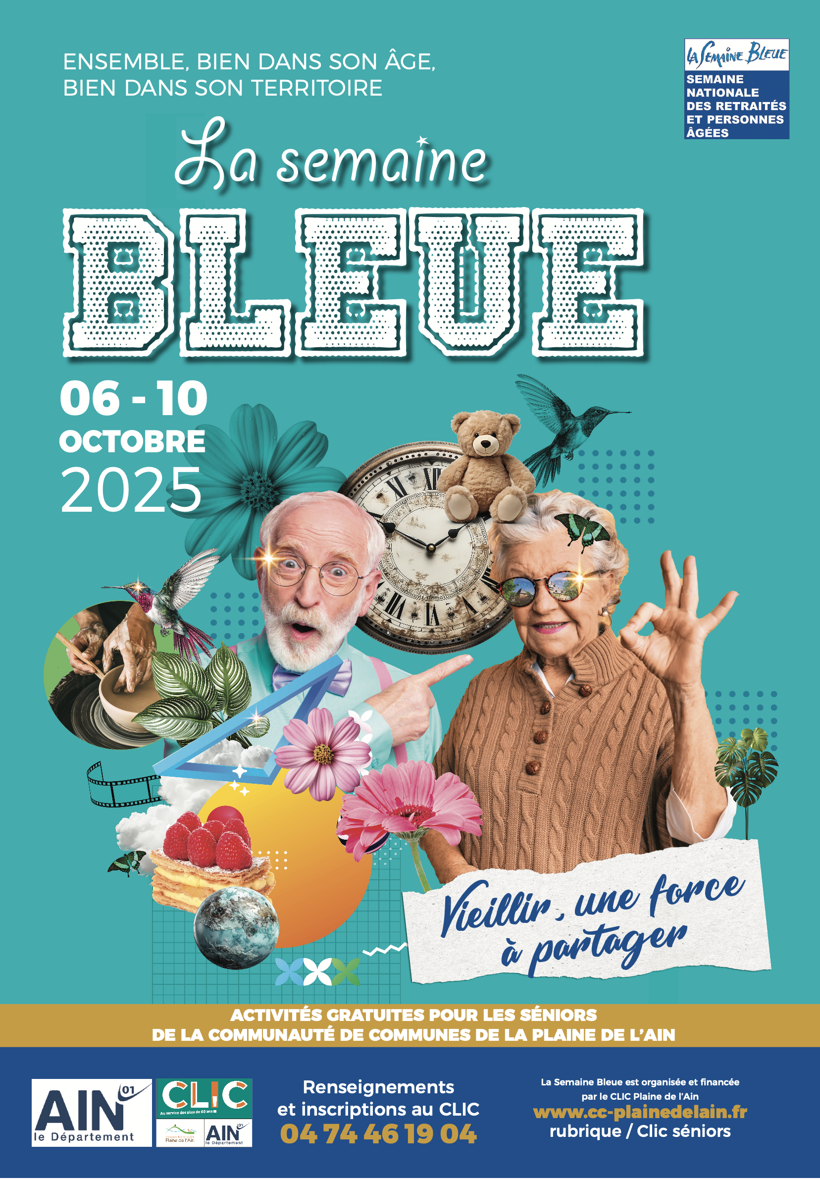 la semaine bleue avec le clic