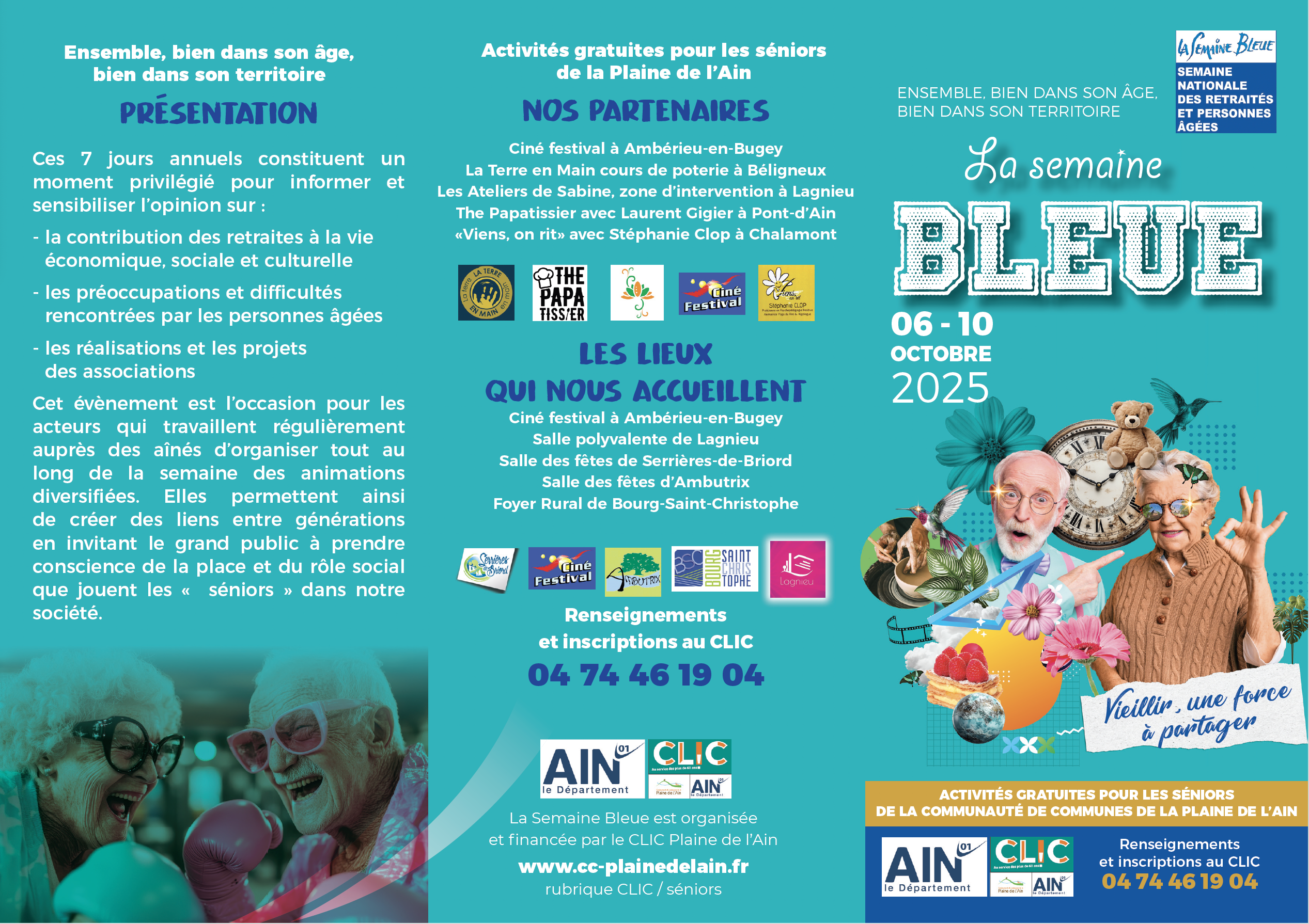 la semaine bleue avec le clic