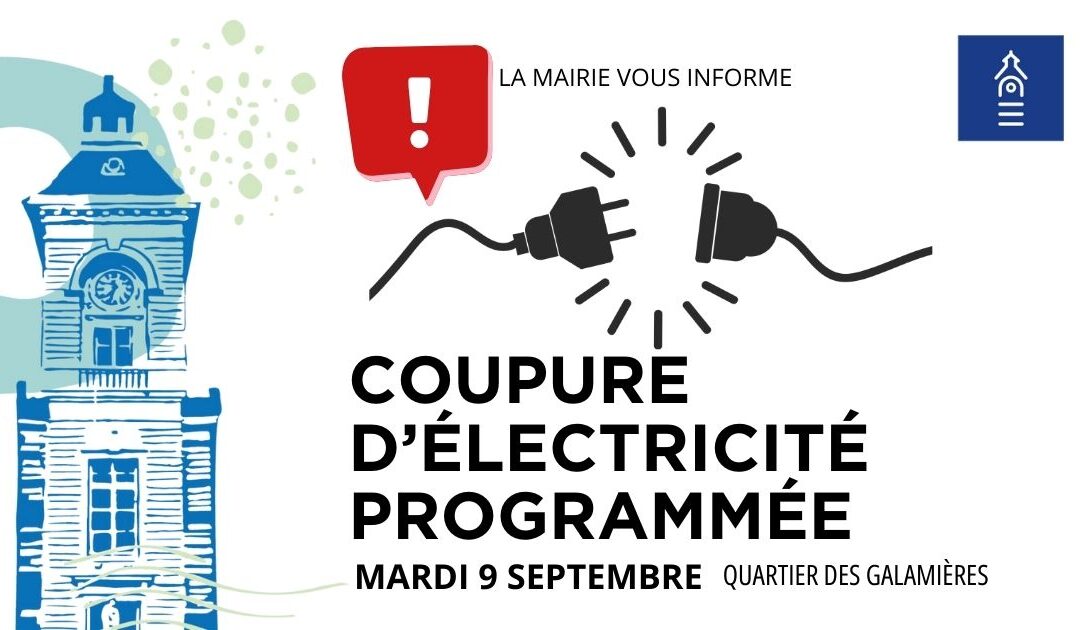 Coupure d’électricité programmée