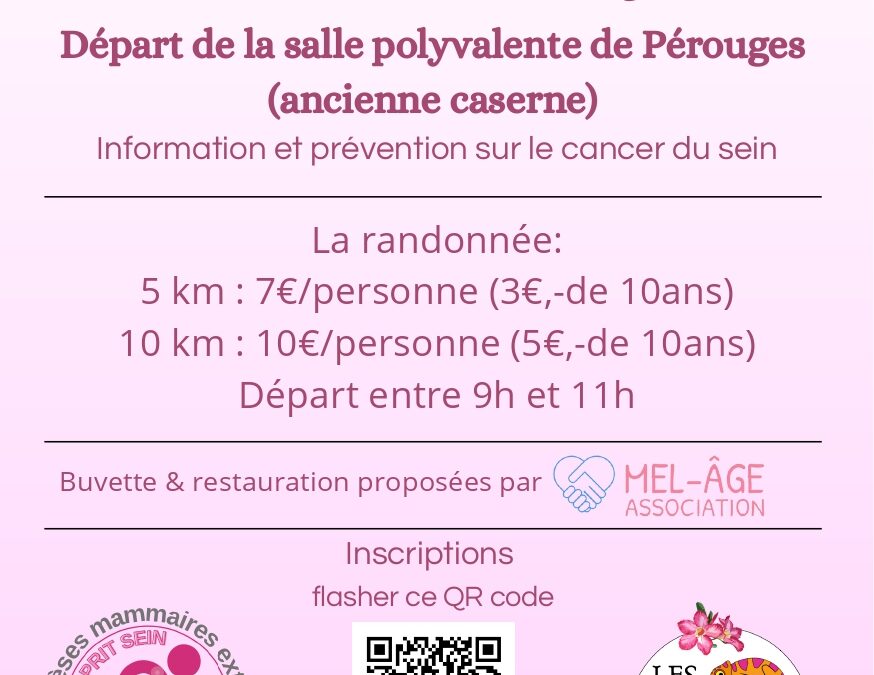 RANDONNÉE POUR OCTOBRE ROSE