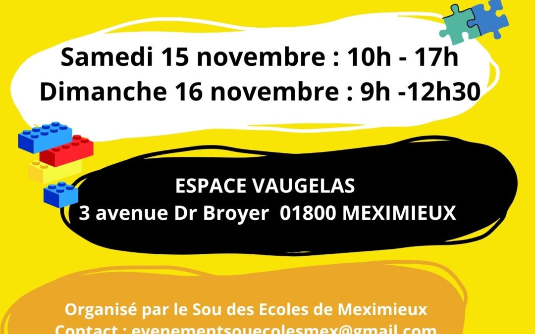 BOURSE AUX JOUETS ET VÊTEMENTS DU SOU DES ECOLES