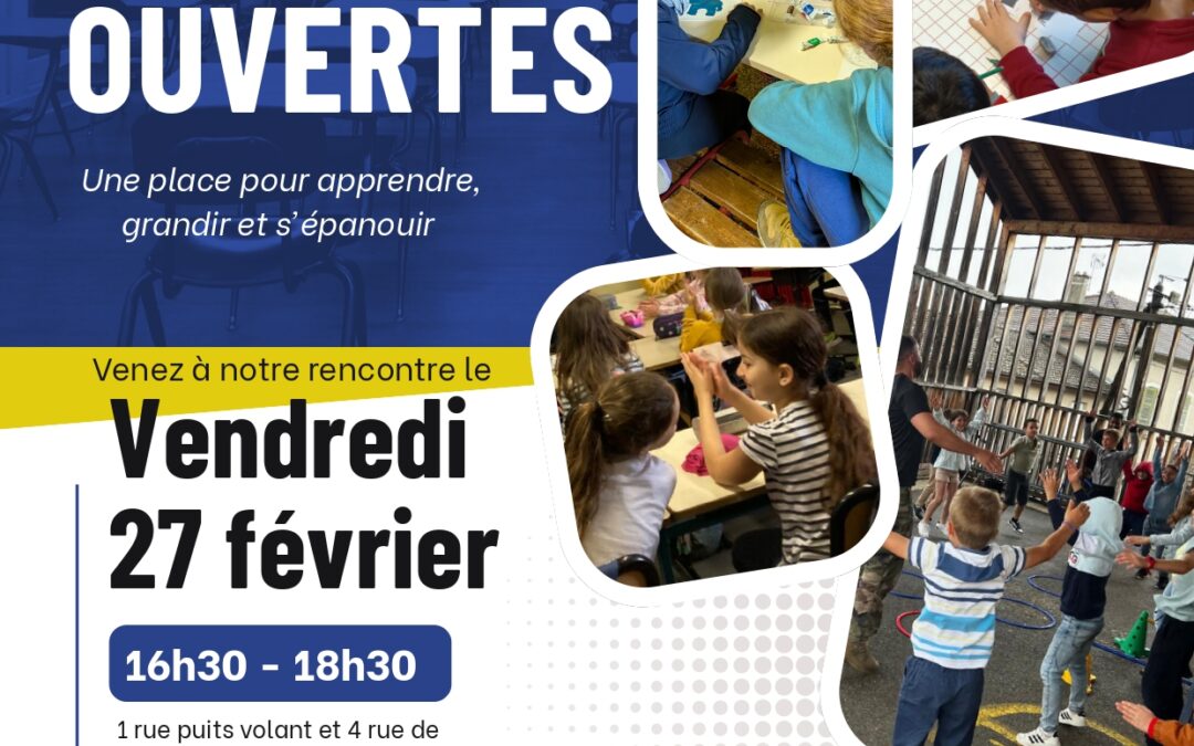 JOURNÉE PORTES OUVERTES | ECOLE ST JEAN BOSCO STE BLANDINE
