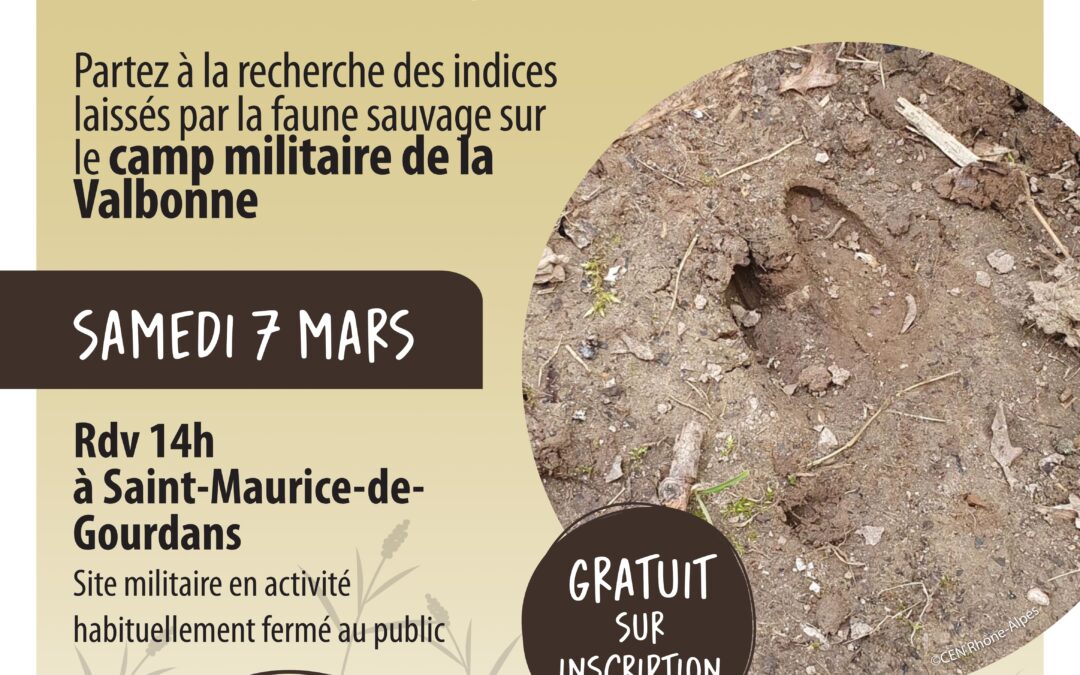 ANIMATION NATURE CAMP MILITAIRE DE LA VALBONNE | 7 MARS