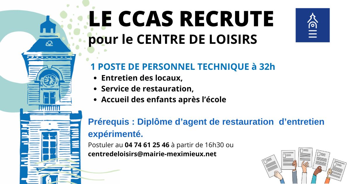 la mairie recrute(40)